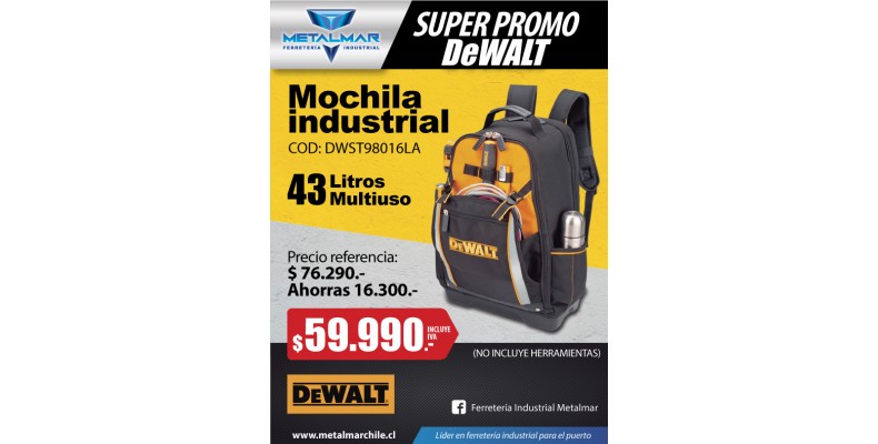 Mochila Industrial deWalt