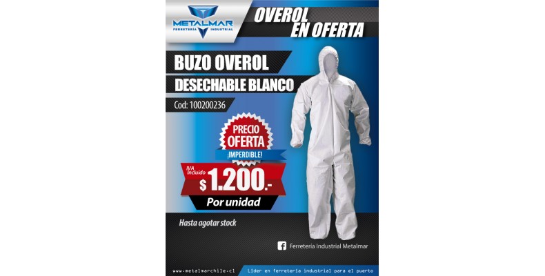 OVEROL EN OFERTA